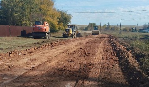 В Красногвардейском районе началось строительство дороги